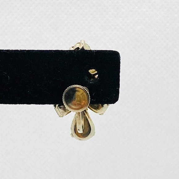 Vintage Crystal Screw On Earrings Jewelry - Picture 11 of 12